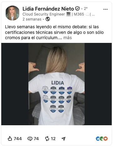 Lidia Fernández — publicación